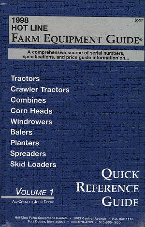 Item 10512 HOTLINE FARM EQUIPMENT GUIDE(903)